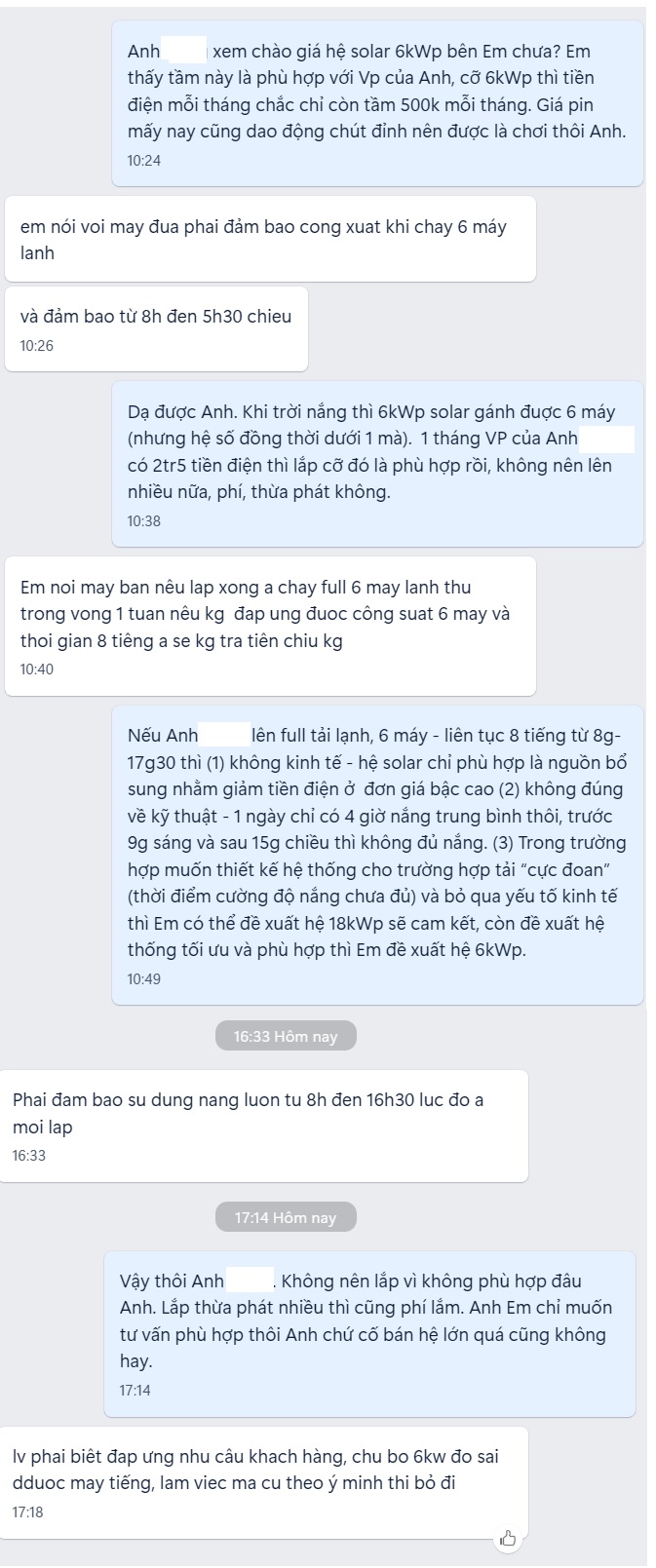 Những hiểu lầm phổ biến về hệ thống điện NLMT - Phần 1